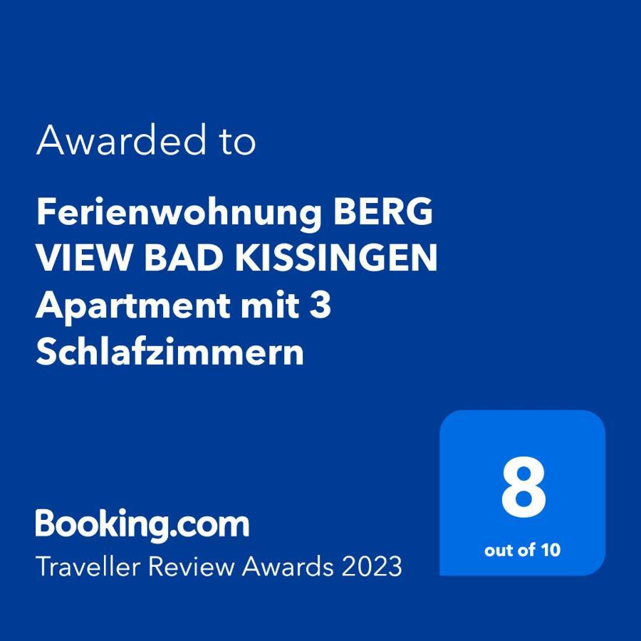 Ferienwohnung Berg View Bad Kissingen Apartment Mit 3 Schlafzimmern Εξωτερικό φωτογραφία